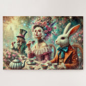 Puzzle Unique Alice In Wonderland Tea Party (Horizontal)