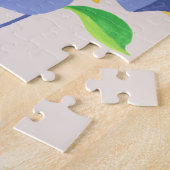 Puzzle Unique Botanique Aquarelle Abstraite (Côté)