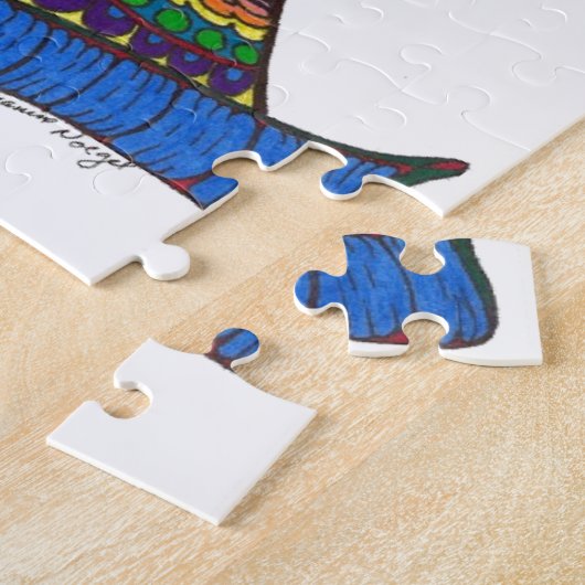 puzzle unique de monogramme (Côté)