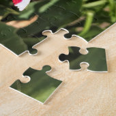 Puzzle Unique Tulipe rouge et blanche (Côté)