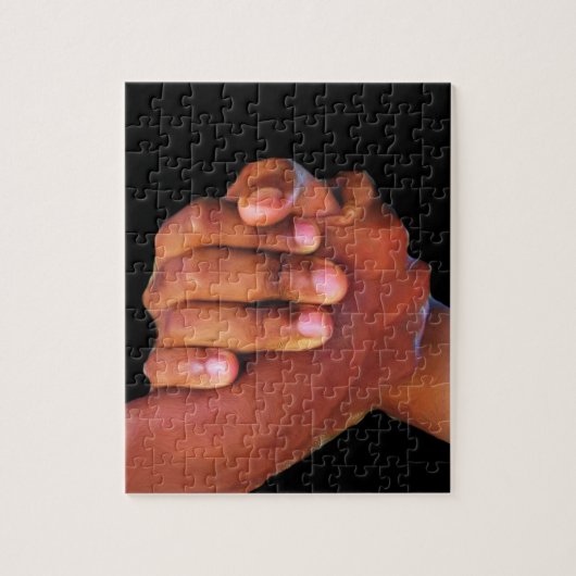 Puzzle Unité et amour, main dans la main_ (Vertical)