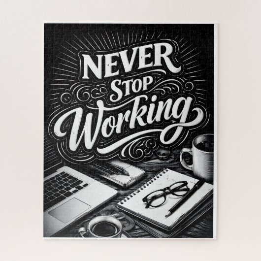 Puzzle Unstoppable Hustle (Vertical)