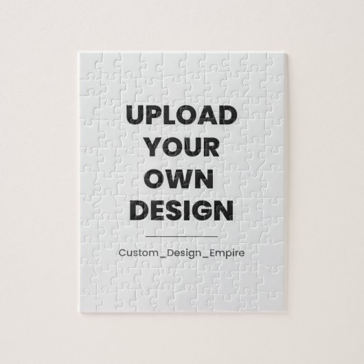 Puzzle Upload Your Own Design Here | Custom Template (Vertical)