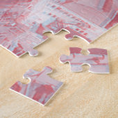 Puzzle urbain doré des rues 3D d'âge (Côté)