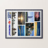 Puzzle Uruguay - I Love - (Horizontal)