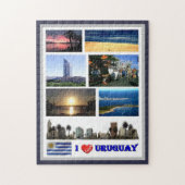 Puzzle Uruguay - I Love - (Vertical)
