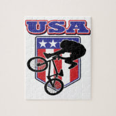 Puzzle USA BMX Biker (Vertical)