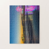 Puzzle USA, Californie, Los Angeles, Père Noël Monica Pie (Vertical)