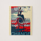 Puzzle USA Change : Un design uni plus fort (Vertical)