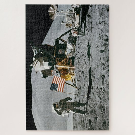 Puzzle USA Historic Apollo Moon Landing (Vertical)
