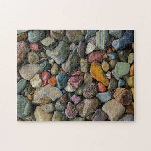 Puzzle USA, Montana, Glacier National Park, Stones (Horizontal)