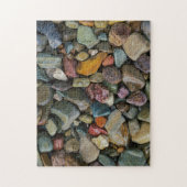 Puzzle USA, Montana, Glacier National Park, Stones (Vertical)