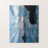 Puzzle USA, Oregon, Bandon Beach. Mouette sur pierre (Vertical)