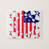 Puzzle USA Star Spangled Love My Country of Love (Horizontal)