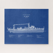 Puzzle USCG Cutter Icarus wpc-110 - ABD (Horizontal)