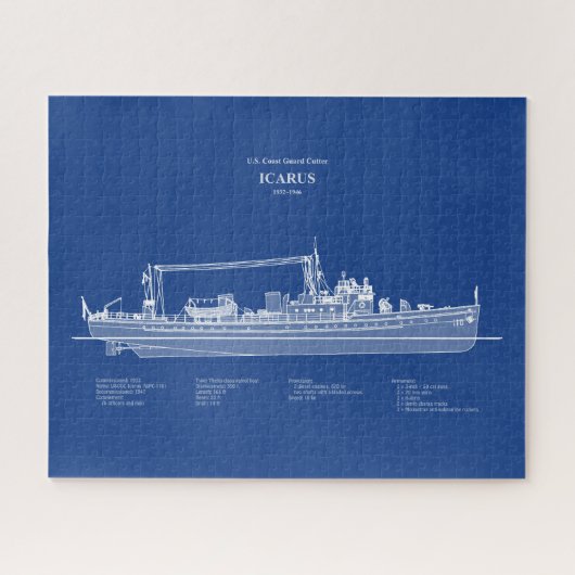 Puzzle USCG Cutter Icarus wpc-110 - ABD (Horizontal)