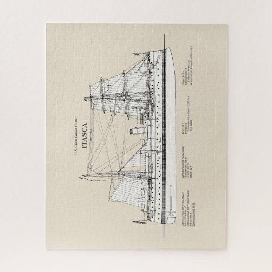 Puzzle USCG Cutter Itasca - SBD (Vertical)