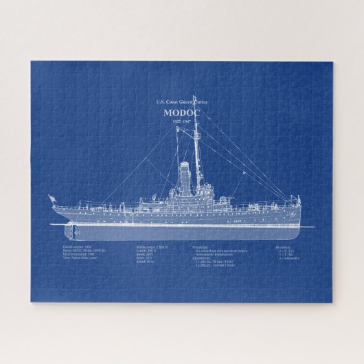 Puzzle USCG Cutter Modoc wpg-46 - ABD (Horizontal)