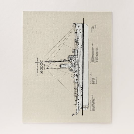 Puzzle USCG Cutter Modoc wpg-46 - SBD (Vertical)