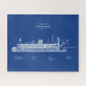 Puzzle USCG Lighthouse Tender Goldenrod - ABD (Horizontal)