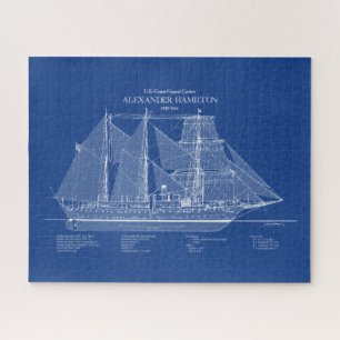Puzzle USCGC Alexander Hamilton wix-272 - ABD
