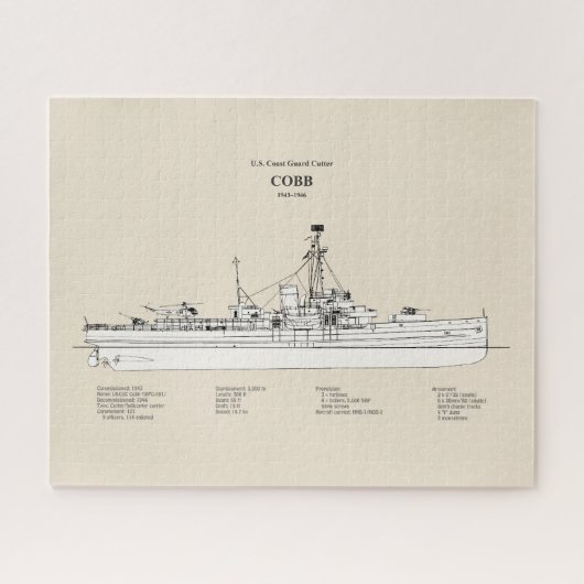 Puzzle USCGC Cobb wpg-181 - SBD (Horizontal)