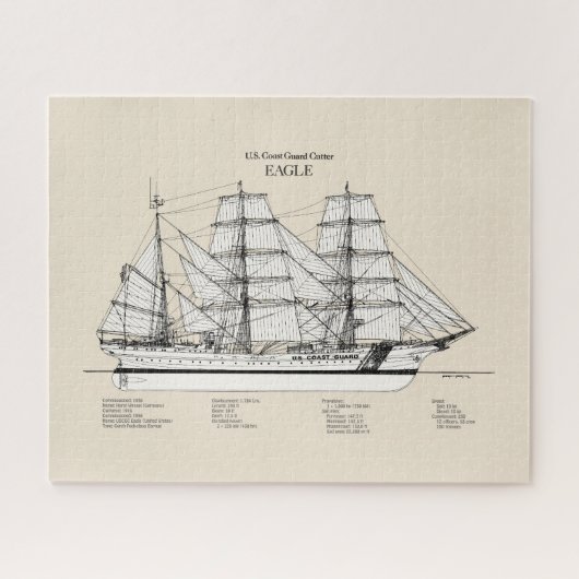 Puzzle USCGC Eagle wix-327 - SBD (Horizontal)