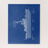 Puzzle USCGC Escanaba wpc-77 - ABD (Vertical)