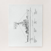 Puzzle USCGC Escanaba wpc-77 - BD (Vertical)
