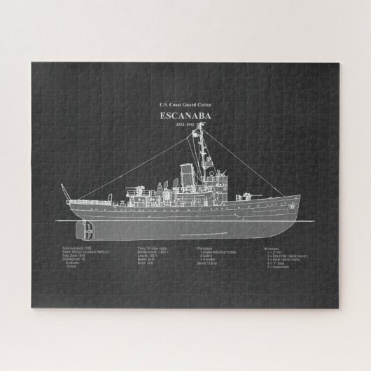 Puzzle USCGC Escanaba wpc-77 - PD (Horizontal)