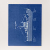 Puzzle USCGT À feuillage persistant wlb-295 - ABD (Vertical)