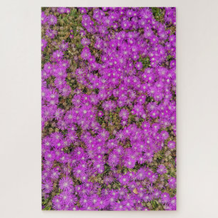 Puzzle Usine de Glace Fleurs Violettes (Niveau Difficile)