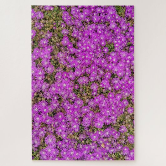 Puzzle Usine de Glace Fleurs Violettes (Niveau Difficile) (Vertical)