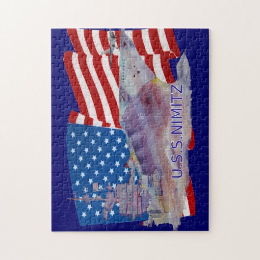 Puzzle USS Nimitz CVN-68 (Vertical)