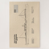 Puzzle USS Vesuvius - Plan directeur des navires SD (Vertical)