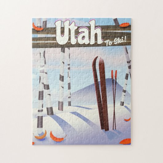 Puzzle Utah pour skier ! (Vertical)