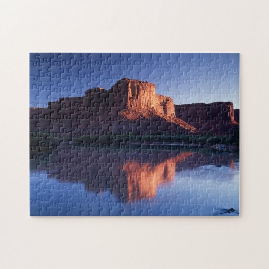 Puzzle Utah, un plateau se reflétant dans le fleuve Color (Horizontal)