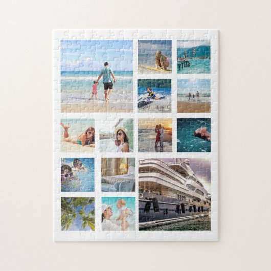 Puzzle Utiliser vos propres photos Collage photo Jigsaw P (Vertical)