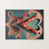 Puzzle V fantastique personnalisable (Horizontal)