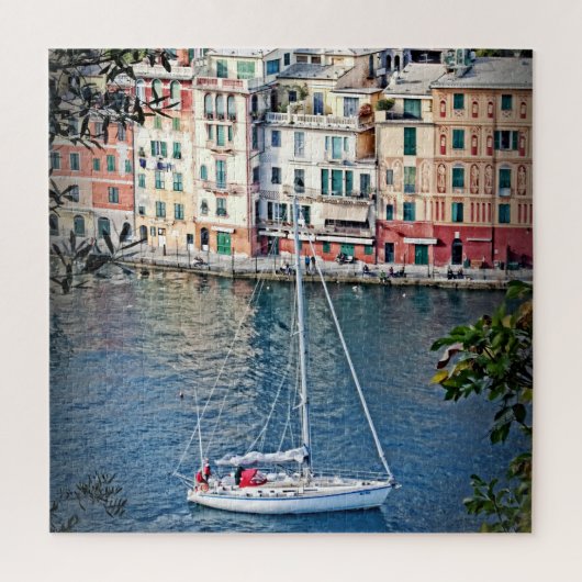 Puzzle Vacances à Portofino Italie-20x20-676 pc (Vertical)