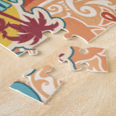 Puzzle Vacances balnéaires Waikiki Bay Hawaii (Côté)