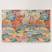 Puzzle Vacances balnéaires Waikiki Bay Hawaii (Horizontal)