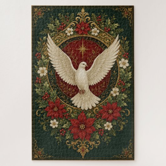 Puzzle Vacances de la colombe paisible (Vertical)