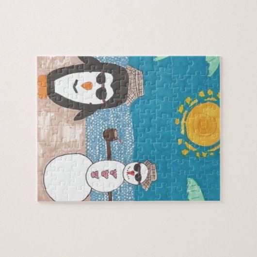 Puzzle Vacances de Noël (Horizontal)