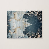 Puzzle Vacances de Noël hiver Sérénité (Horizontal)