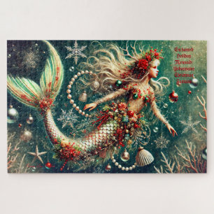 Puzzle Vacances Enchantées Sirène Noël Fantaisie