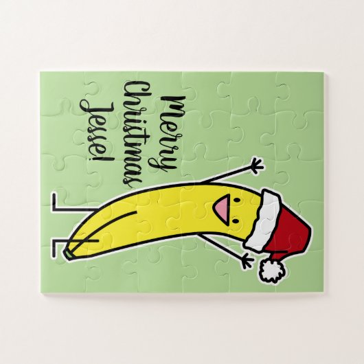 Puzzle Vacances encourageantes de Noël de casquette de (Horizontal)