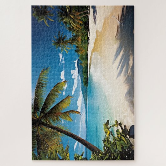 Puzzle Vacances Plage Tropicale (Vertical)