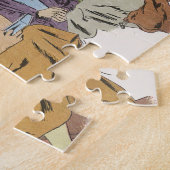 Puzzle Vacances Rétro, Passagers Bateau de Croisière sur (Côté)