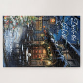 Puzzle Vacances Village de Noël DIner Deck the Halls (Horizontal)